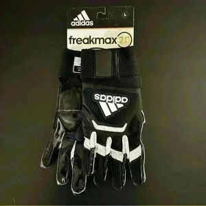 NWT Adidas Freakmax 2.0 Football Gloves, Size L, Black & White, CLIMACOOL Tech